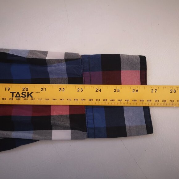 2 / $30.00 - Eighty Eight Men's Size Large Plaid Straight Fit Casual Shirt - Picture 7 of 8